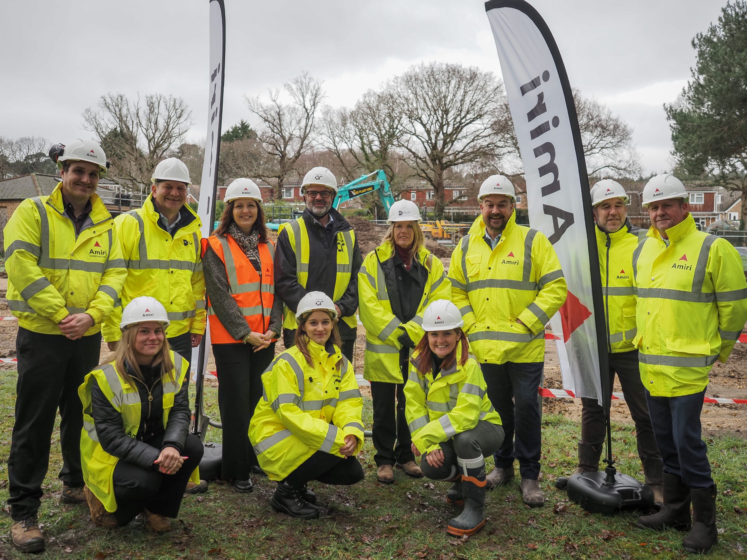 Construction work continues on Woodlands School in Dorset