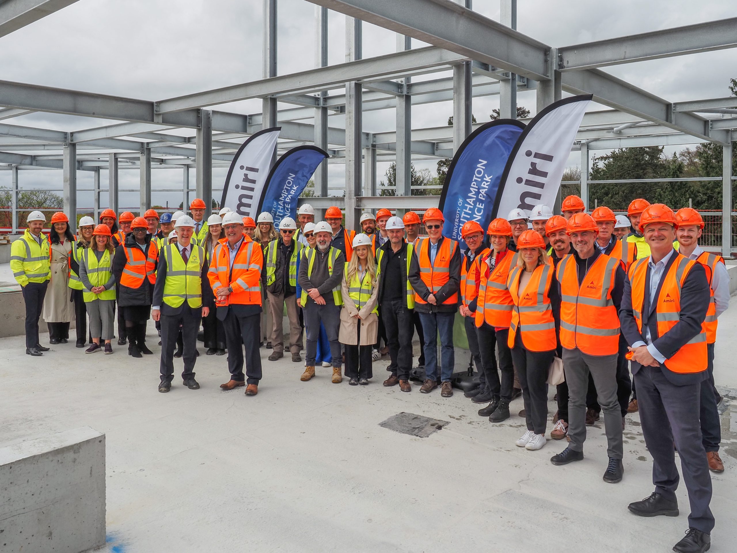 Infinity Labs Topping Out Ceremony at Southampton Science Park